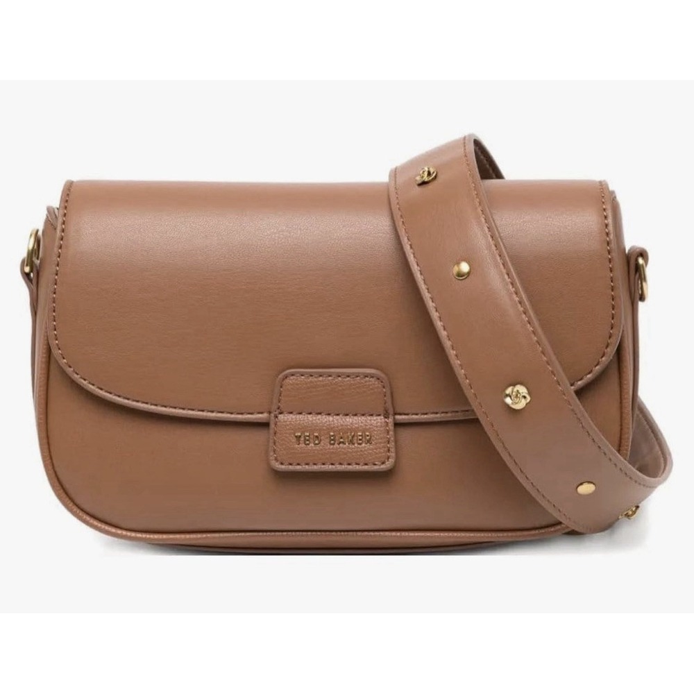 Ted Baker London Women's Rory Leather Crossbody Bag Brown
